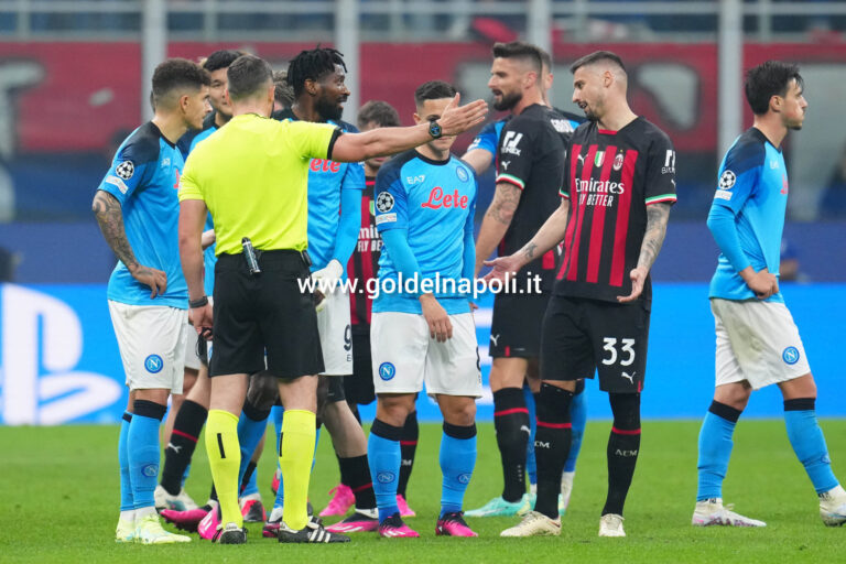 Napoli-Milan sarà diretta da Marciniak, l’arbitro della finale dei mondiali