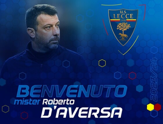 D’Aversa al Lecce, ufficiale