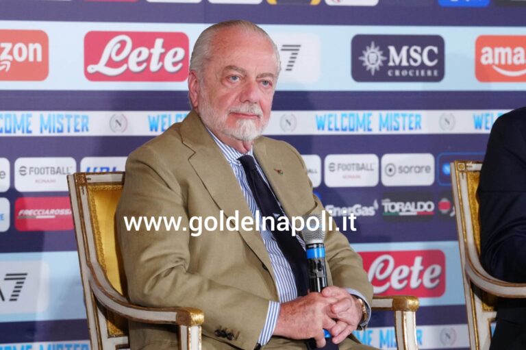 De Laurentiis: “Perso in modo improprio ed improbabile con l’Empoli”