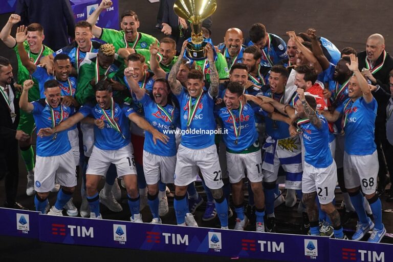 Napoli-Sampdoria: la fotogallery della partita e della premiazione