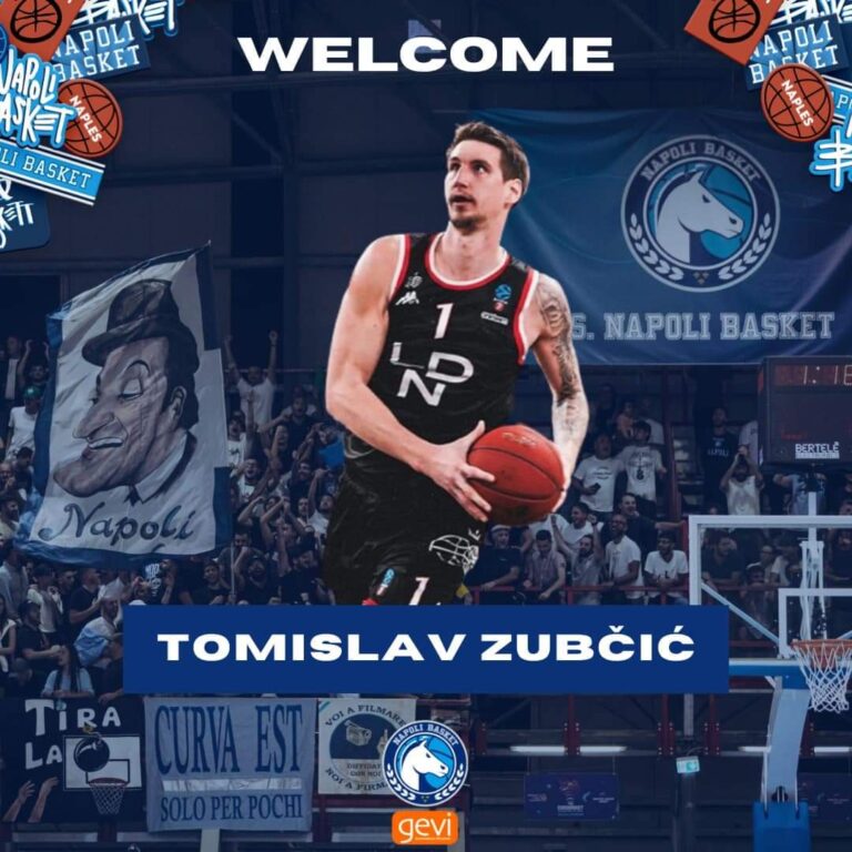 GeVi Napoli, ufficiale l’arrivo di Tomislav Zubčić