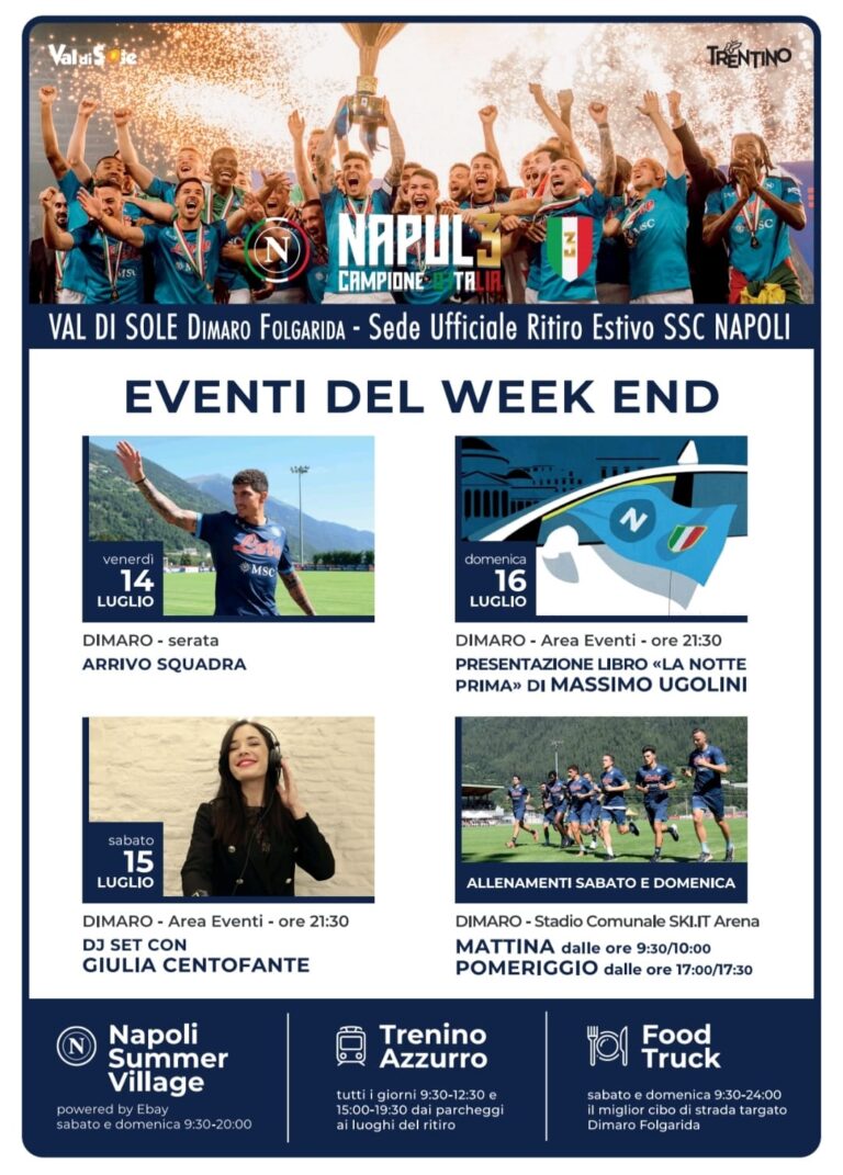 Ritiro Dimaro Folgarida: gli eventi del primo weekend
