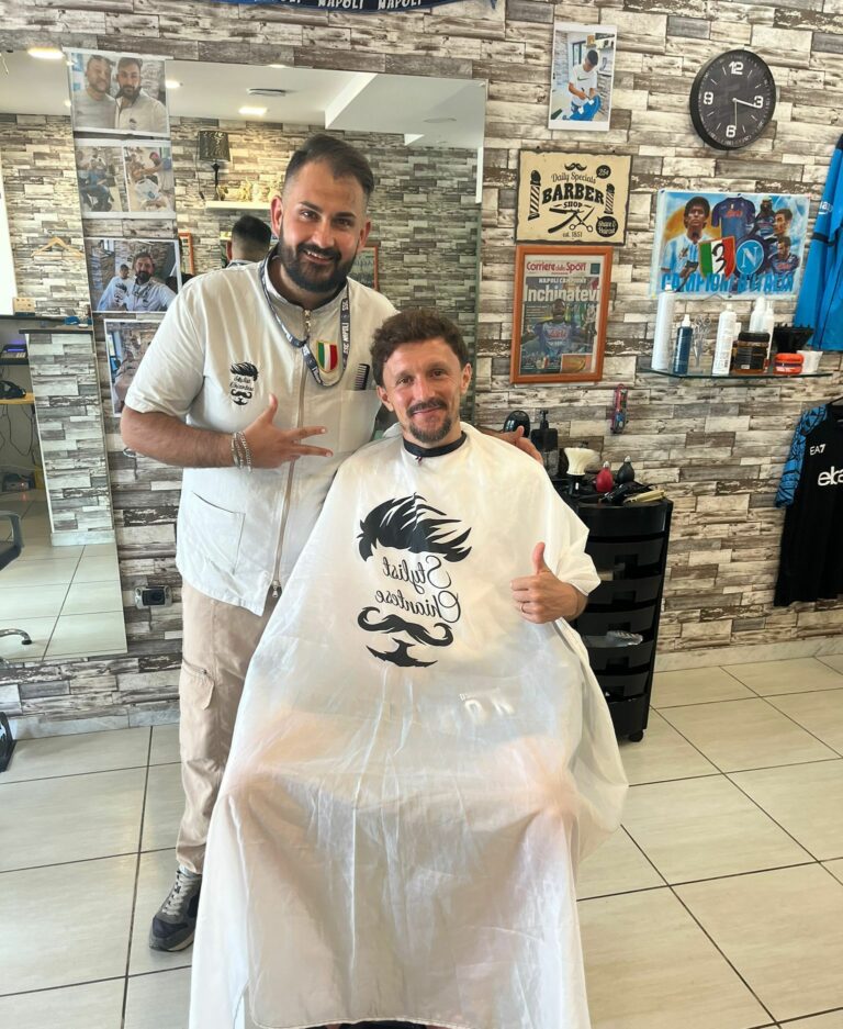 Mario Rui, Russo e il vice di Garcia si rifanno il look da Stylist Chiantese