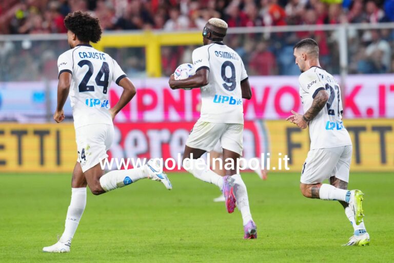 Genoa-Napoli 2-2: la fotogallery