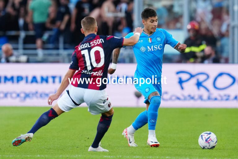 Bologna-Napoli, nulla di fatto per gli azzurri. La vetta è a meno 7