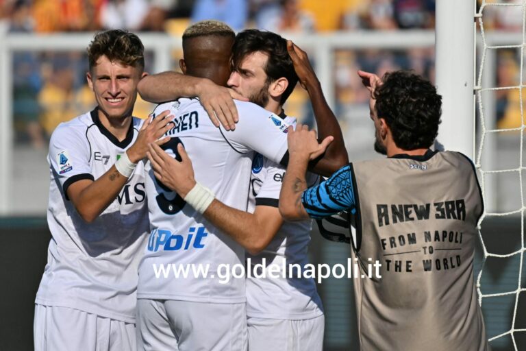 Lecce-Napoli, le pagelle degli azzurri