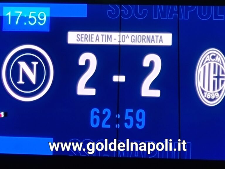 Napoli-Milan, un’occasione sprecata per due