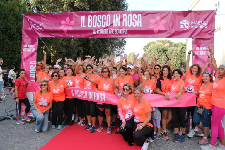 Grande successo per il “Bosco in Rosa”: 800 runners fra i viali di Capodimonte. Francesca Maniaci avanti a tutte