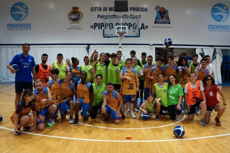 Baskin, domenica la prima partita: Virtus Monte di Procida – Baskinsieme Napoli!