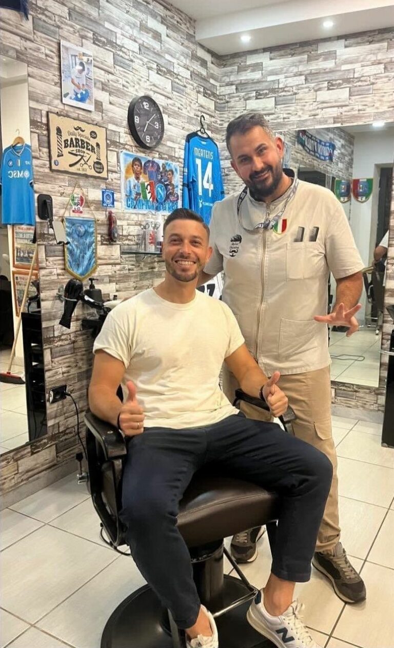 Anche il preparatore del Napoli Manuel De Maria sceglie Stylist Chiantese