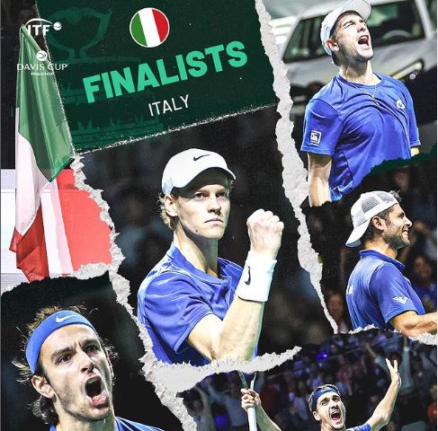 Sinner infinito: batte due volte Djokovic e trascina l’Italia in finale di Davis