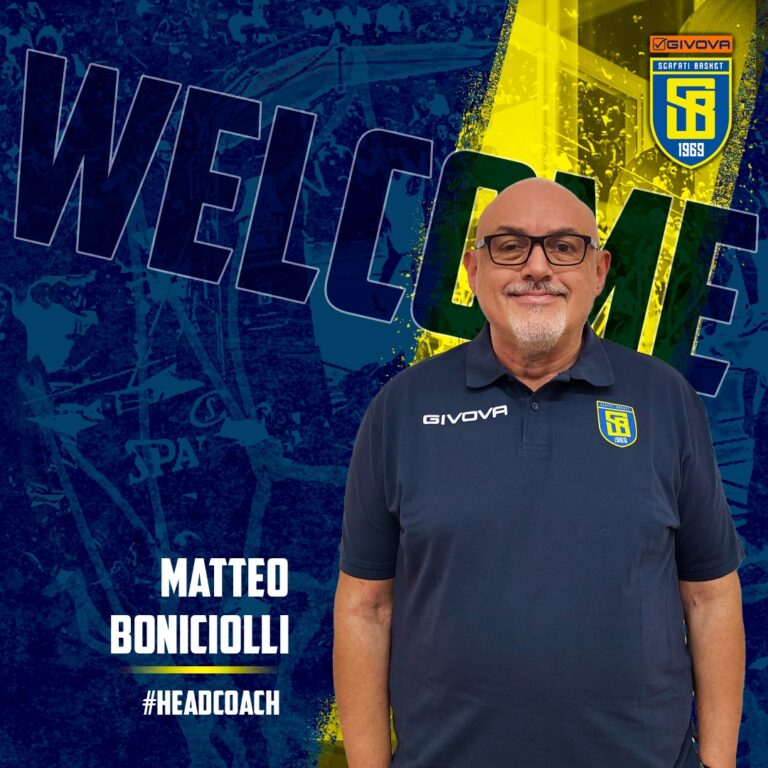 Scafati Basket, Boniccioli è il nuovo coach