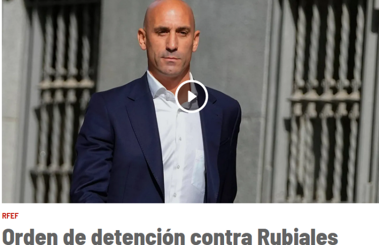 Spagna, emesso mandato d’arresto nei confronti dell’ex presidente federale Rubiales
