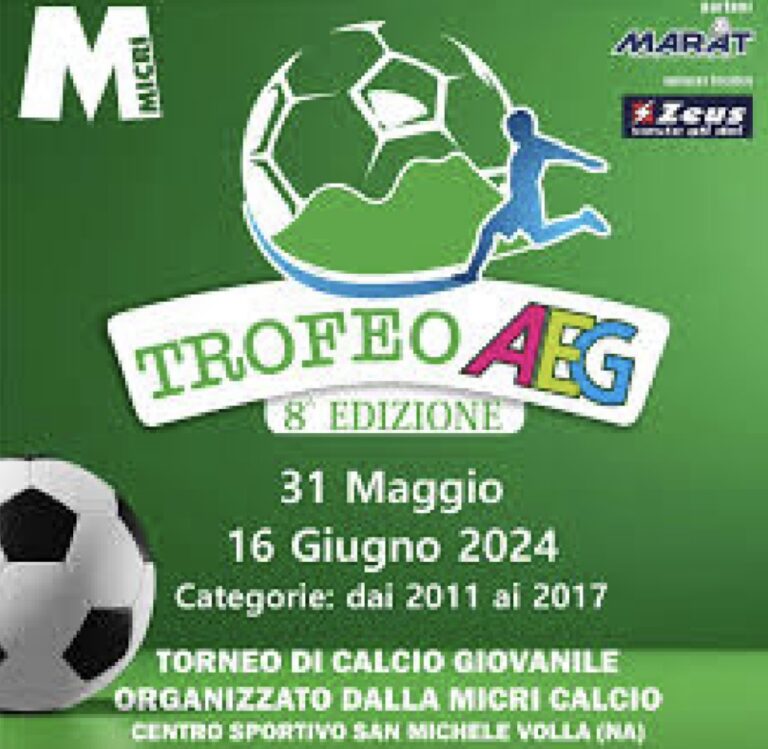 8° edizione del trofeo AEG: il 31 maggio la conferenza stampa di presentazione