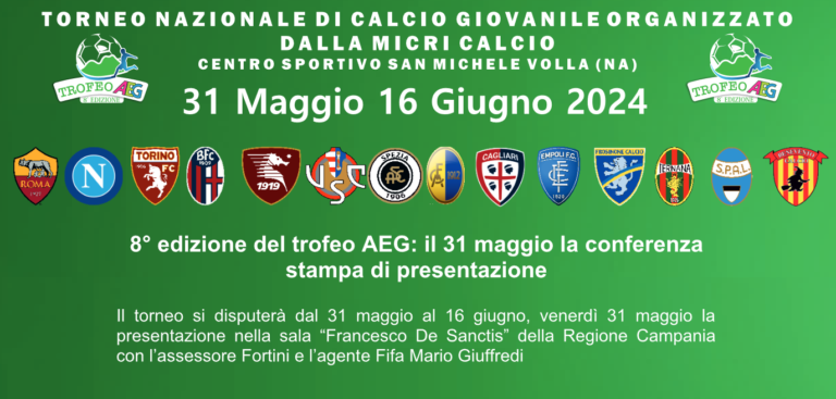 TROFEO AEG. Volla torna oasi del calcio giovanile