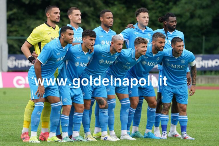 Napoli-Mantova, la fotogallery del test match