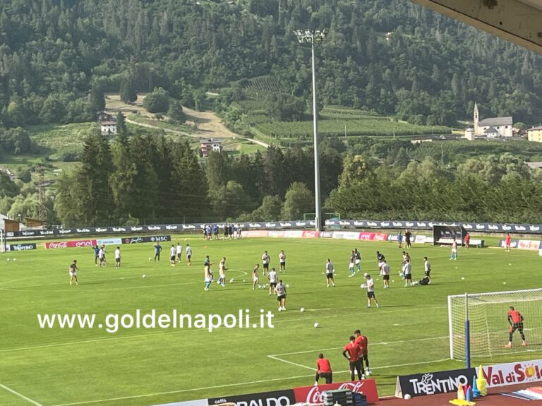 Napoli-Anaune, le formazioni ufficiali del match