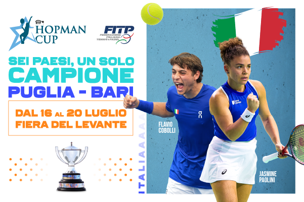 Jasmine Paolini a Bari per la Hopman Cup, sconti per i tesserati FITP