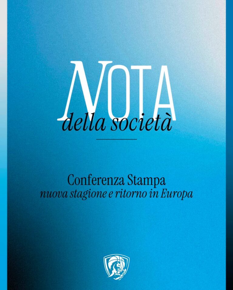 Napoli Basketball, il 3 agosto conferenza stampa col Sindaco Manfredi