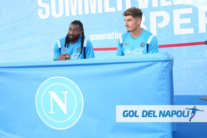 Anguissa, Di Lorenzo (sessione autografi Dimaro)