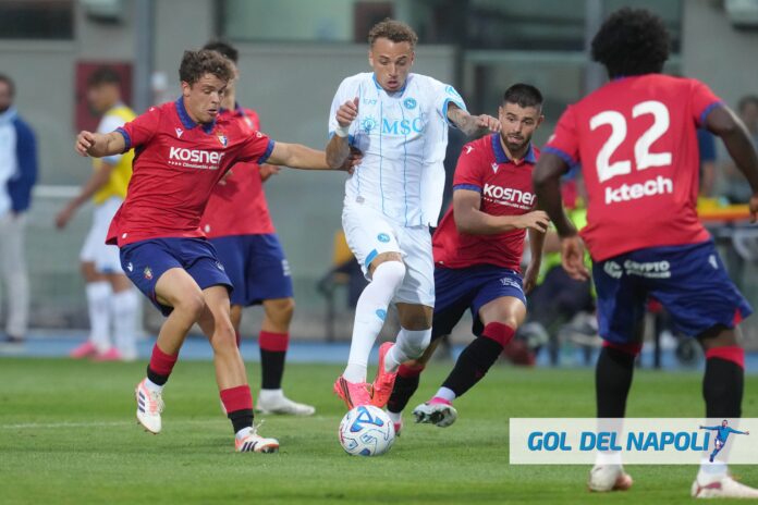 Noa Lang (amichevole Napoli-Osasuna Castel di Sangro)