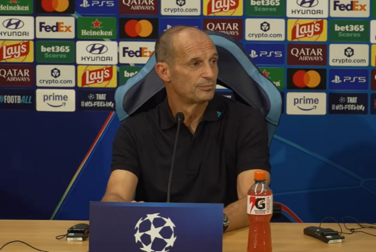 Verso Napoli-Arsenal. Allegri e Di Lorenzo in conferenza