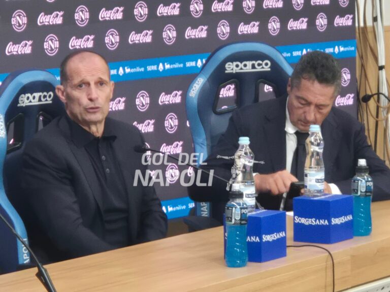 Allegri in conferenza: “Bisogna essere contenti ma il cammino è lungo”
